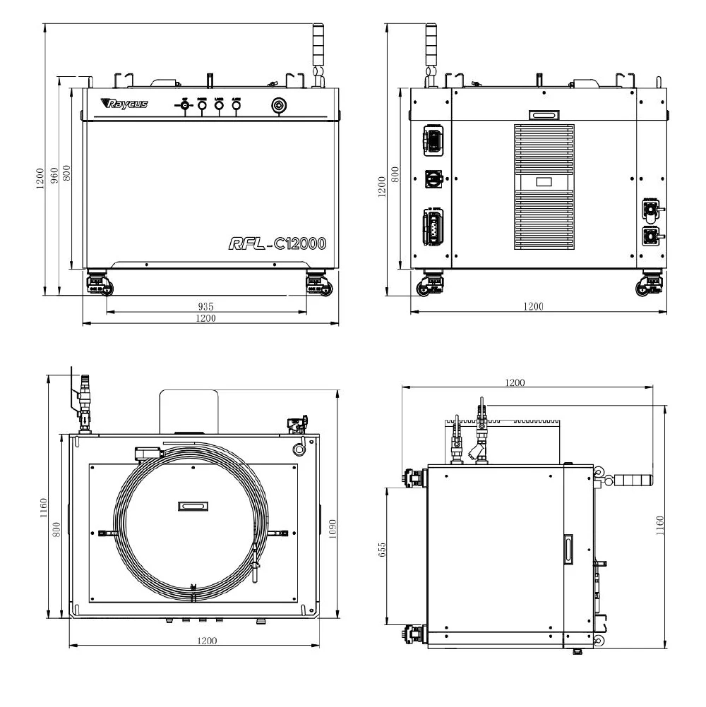 Лазерный источник Raycus RFL-C12000X