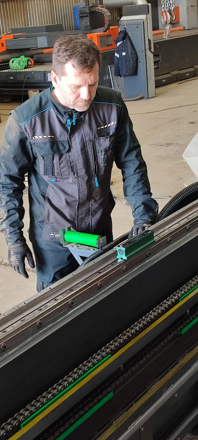 Пусконаладочные работы станка PENTA LASER Swing III